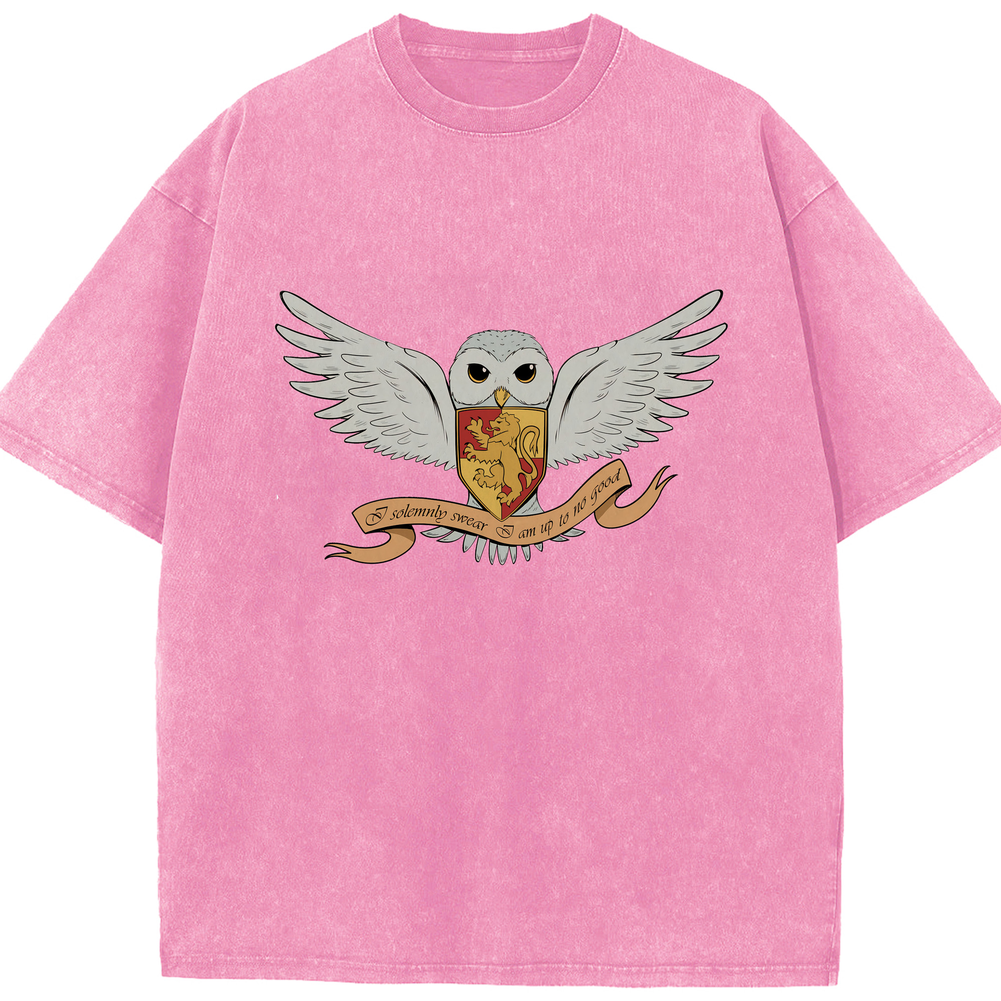 （画像用） Harry Potter ハリー・ポッターシリーズ 綿100% ヴィンテージ風 半袖Tシャツ（フロントプリント）